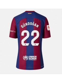 Barcelona Ilkay Gundogan #22 Heimtrikot für Frauen 2023-24 Kurzarm